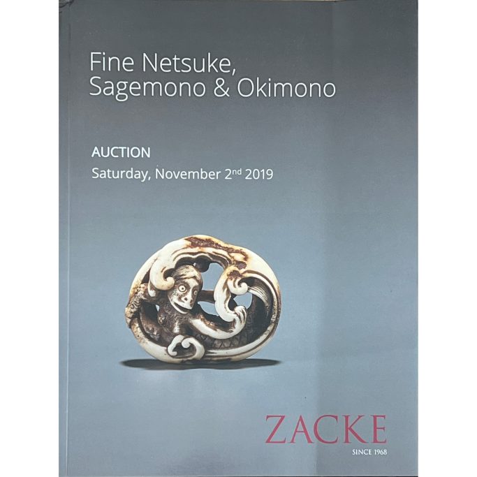 Find copy of Zacke Netsuke auction catalogue for sale.